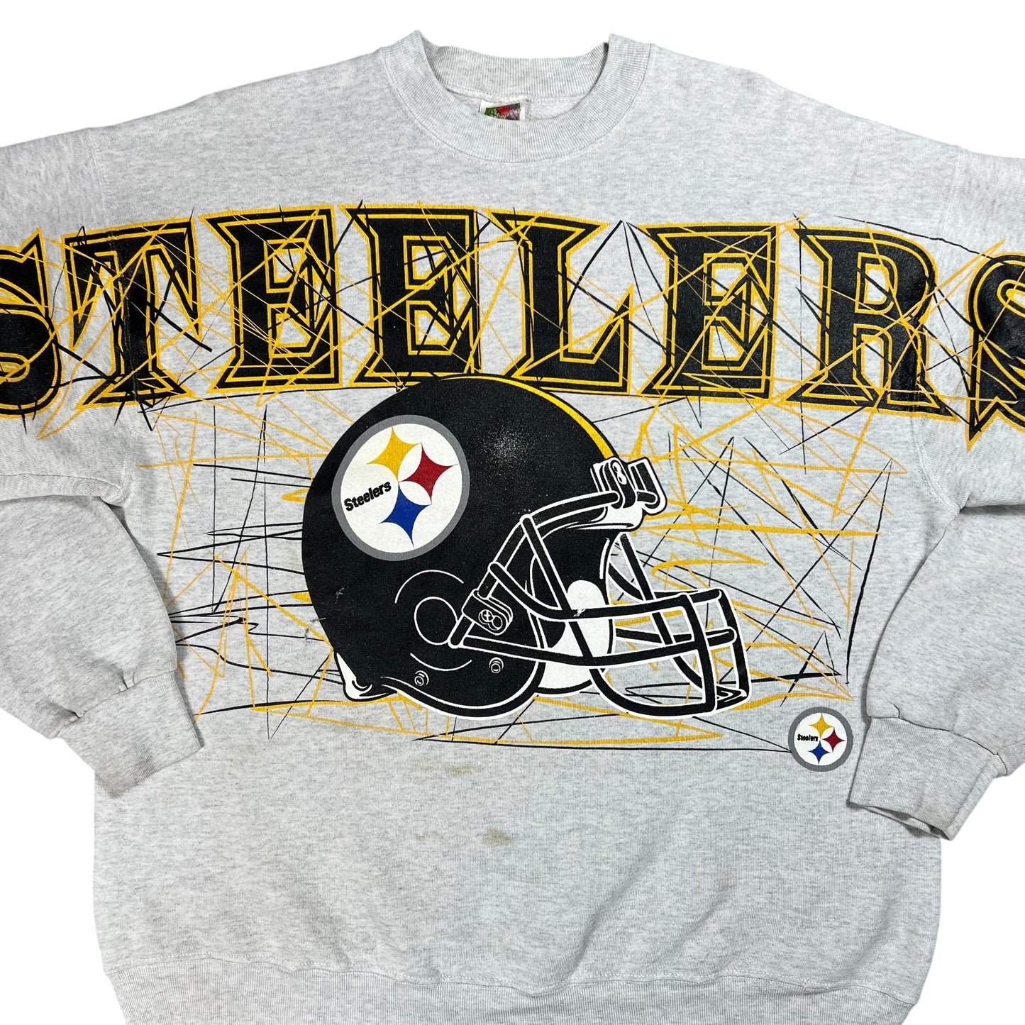 Vintage 90s Pittsburgh Steelers spell out crewneck (XL)