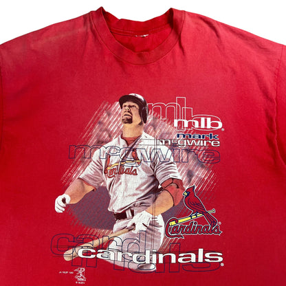 Vintage 1999 St. Louis Cardinals Mark McGwire homeruns faded tee (XXL)
