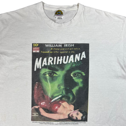 Vintage 1996 Marihuana William Irish Movie poster Reefer Madness tee (XL)