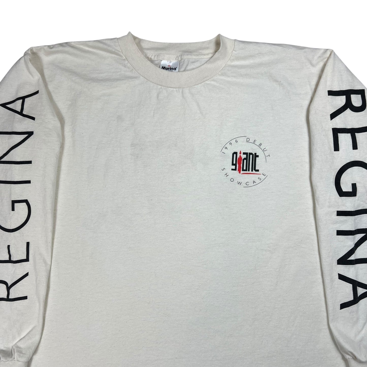 Vintage 1996 Giant Band Merchandising Debut Showcase Regina Canada long sleeve print shirt (XL)