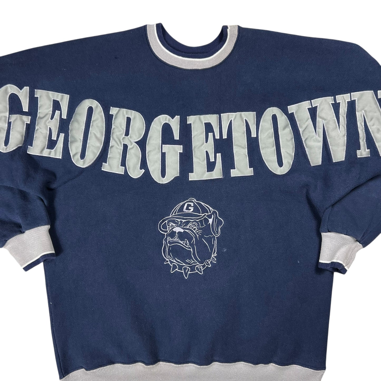 Vintage 90s Legends Athletics Georgetown Hoyas spell out crewneck (L)