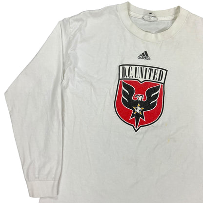 Vintage Y2K Adidas D.C. United soccer long sleeve shirt (M)