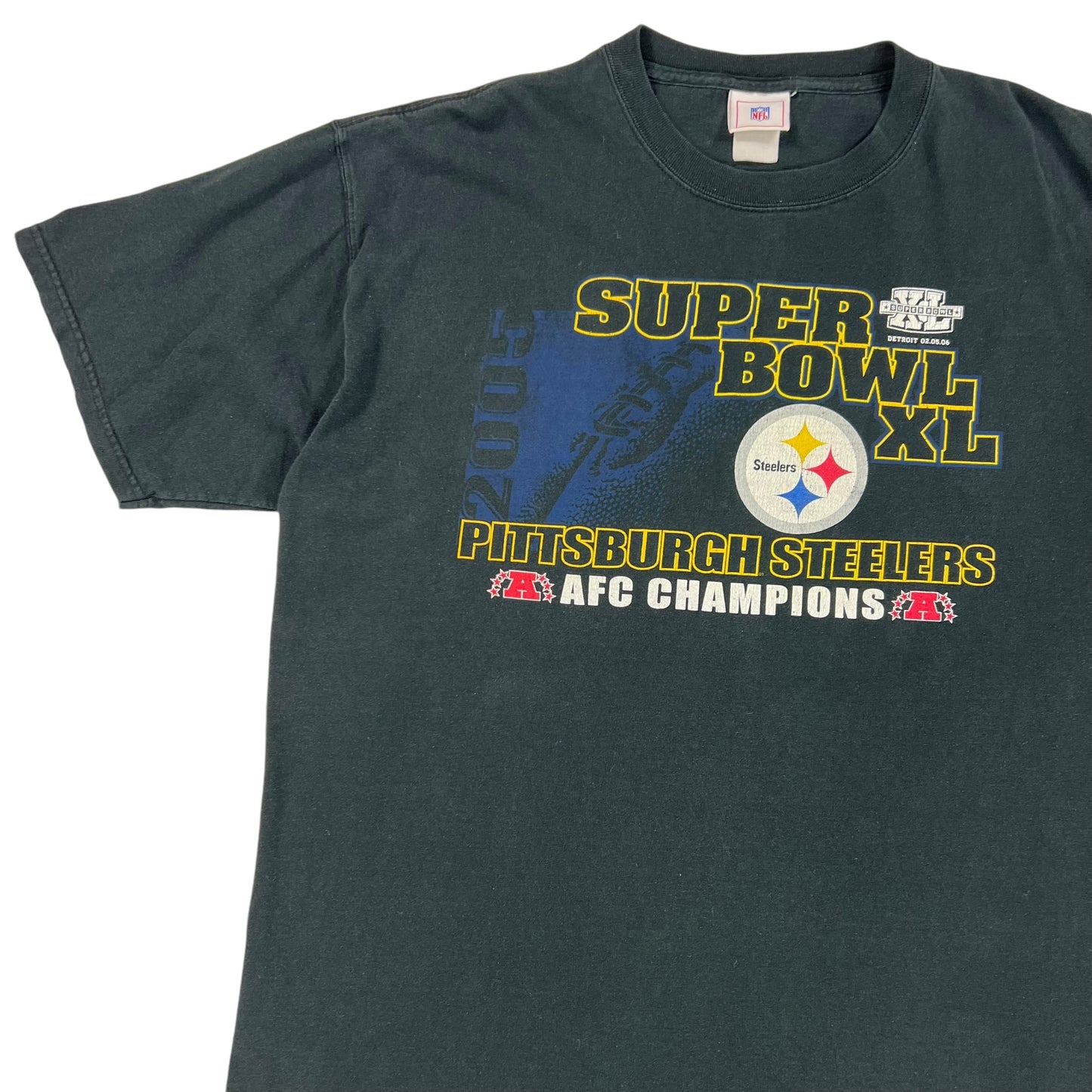 Vintage 2006 Pittsburgh Steelers Super Bowl XL champs tee (XL)