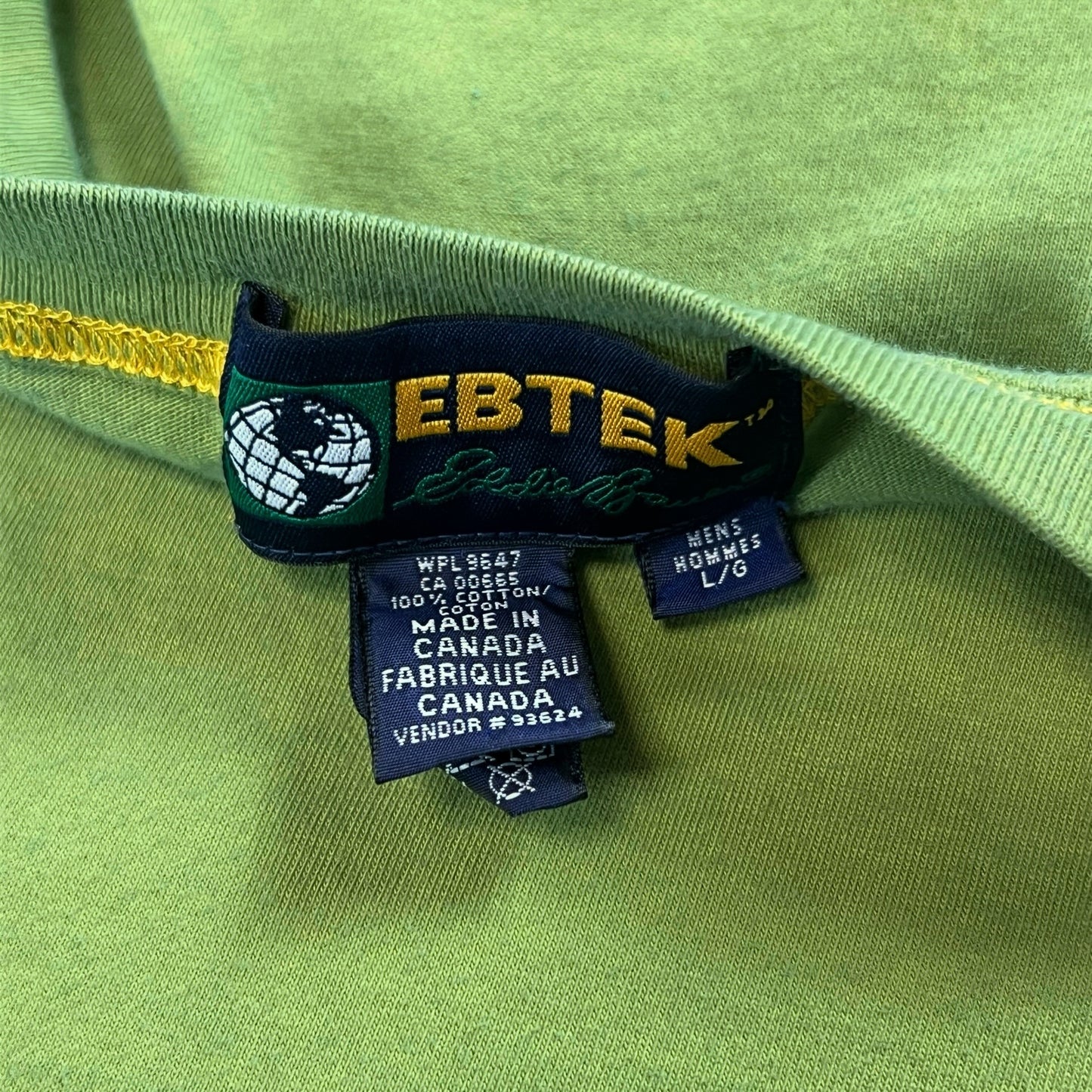 Vintage 90s EBTEK Eddie Bauer over dye tee (XL)