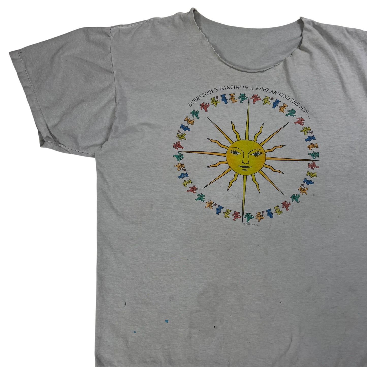 Vintage 1988 Grateful Dead Everybody’s Dancin’ In A Ring Around The Sun chopped band tee (XL)