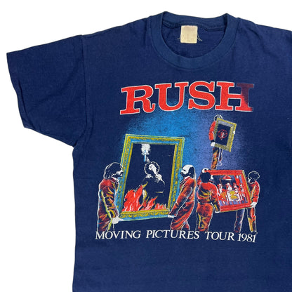 Vintage 1981 RUSH Moving Pictures Tour band tee (M)