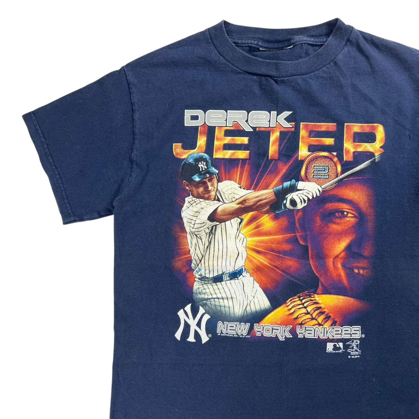 Vintage Y2K CSA New York Yankees Derek Jeter coin tee (S)