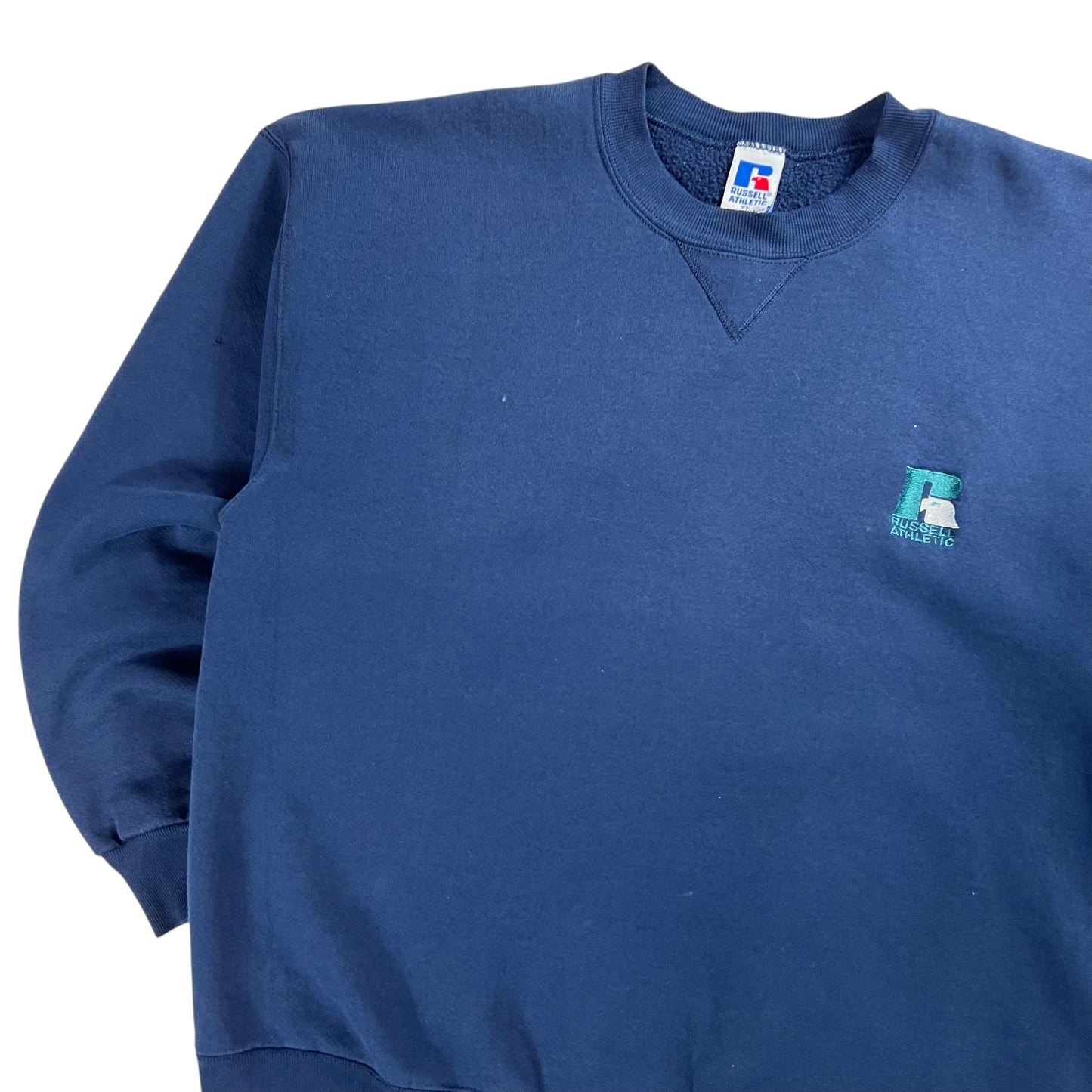Vintage 90s Russell Athletic logo crewneck (XL)