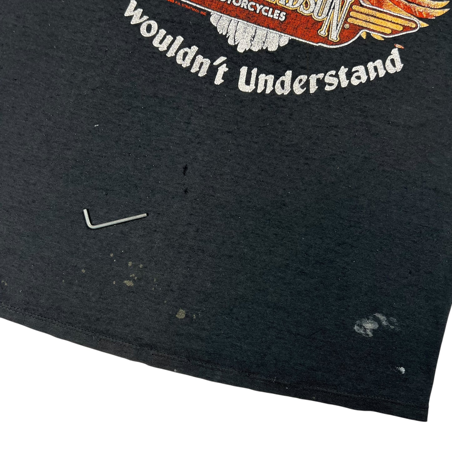Vintage 1983 Harley Davidson If I Have To Explain You Wouldn’t Understand faded tee (L)