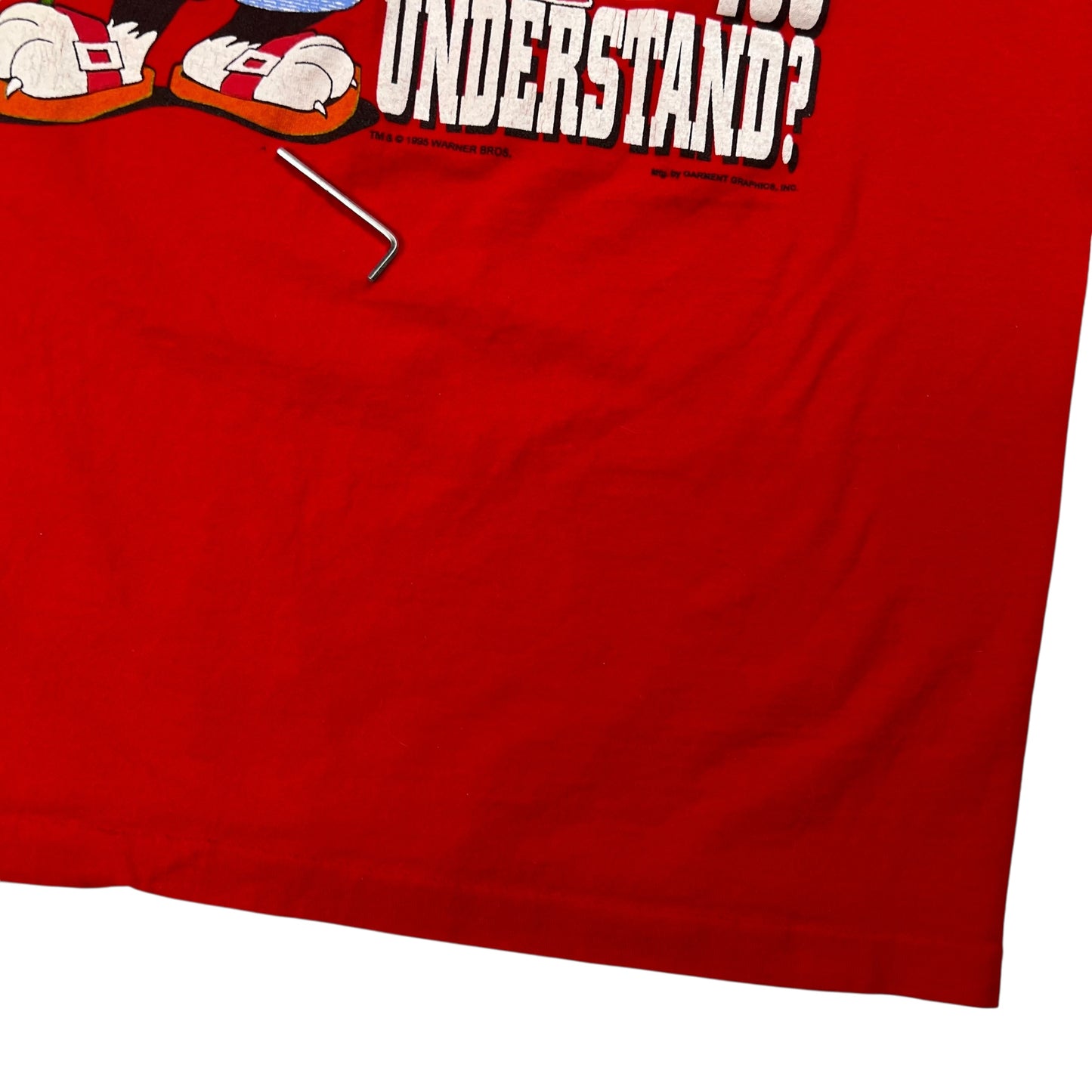 Vintage 1995 Looney Tunes What Part of NO Don't you Understand? tee (XL)