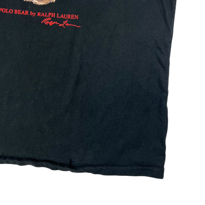 Y2K Polo Ralph Lauren Polo Bear black tee (L)