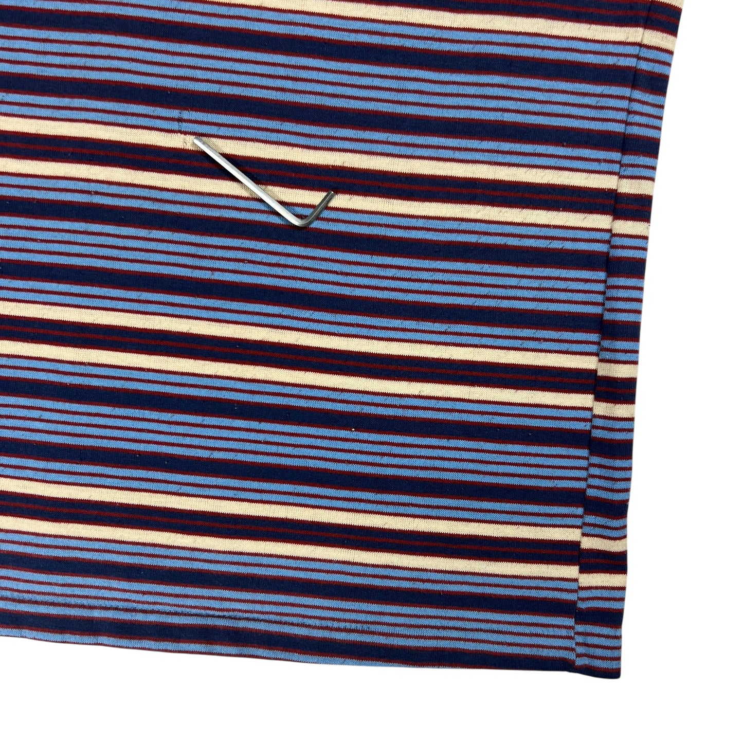 Vintage 1970s KMart striped stripey pocket tee (M)