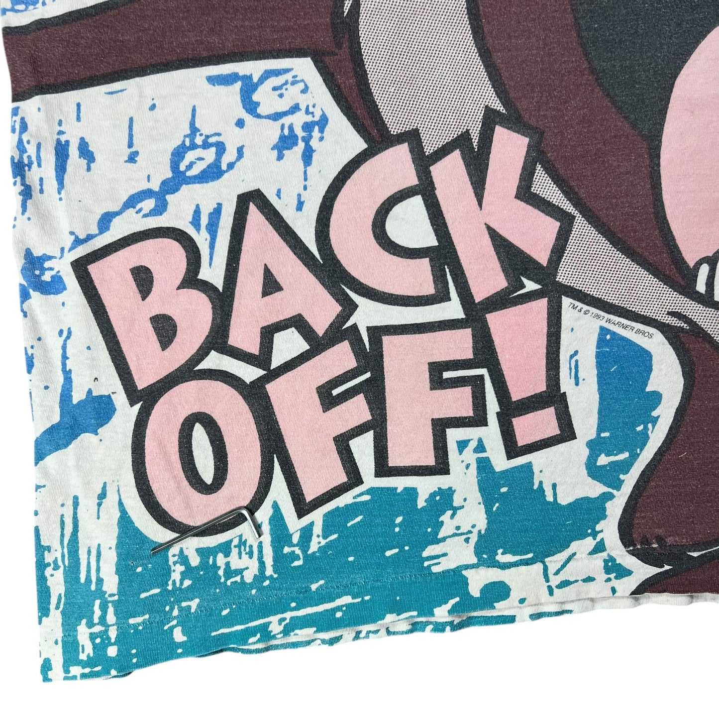 Vintage 1993 Looney Tunes Taz Tasmanian Devil all over print tee (XXL)