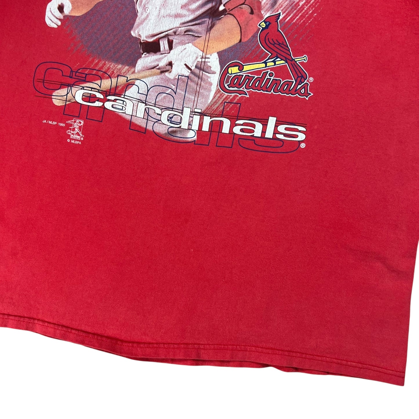 Vintage 1999 St. Louis Cardinals Mark McGwire homeruns faded tee (XXL)
