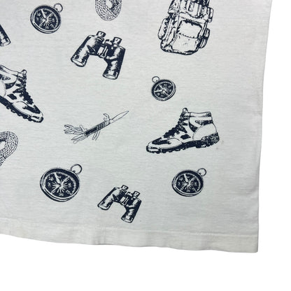 Vintage 90s Columbia Sportswear Company All Over Print tee (L)