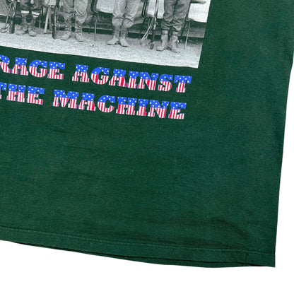 Vintage 90s Rage Against The Machine We Support Our Troops band tee (XL)