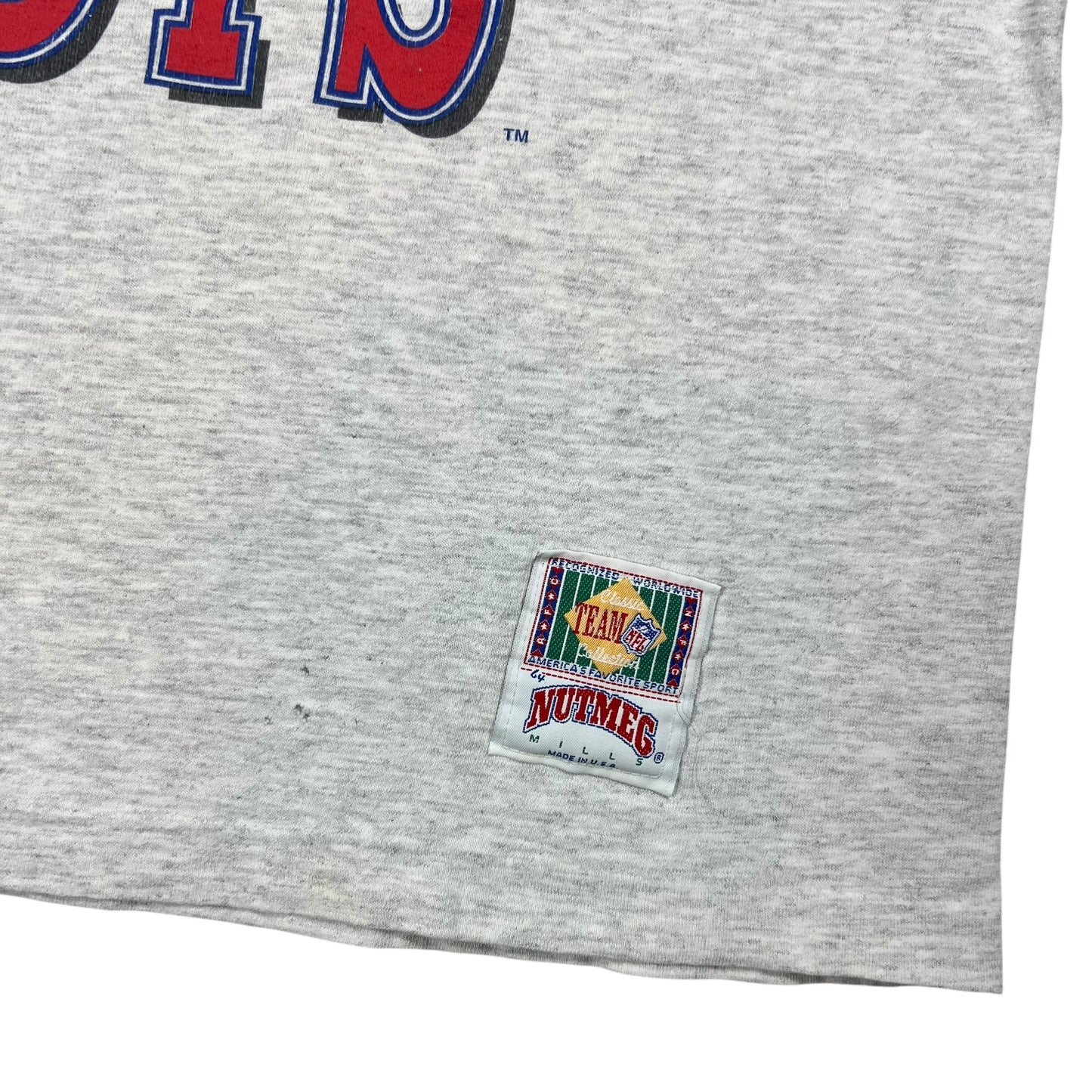 Vintage 1993 Nutmeg New England Patriots Jack Davis Pat Patriot break through tee (XL)