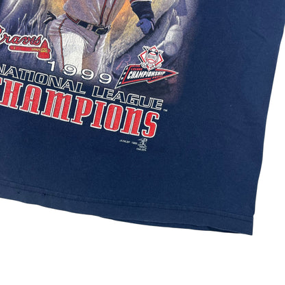 Vintage 1999 Atlanta Braves National League Champs tee (XS)