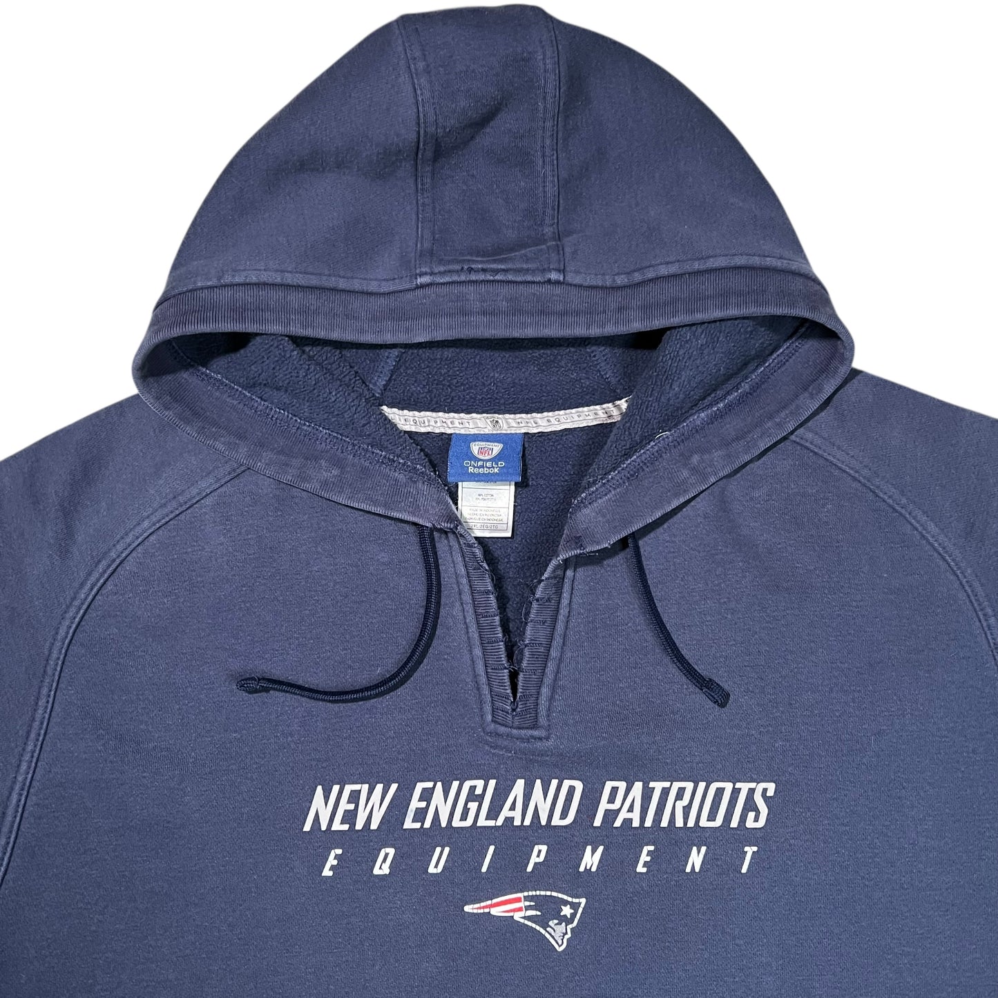 Vintage Reebok New England Patriots Bill Belichick worn hoodie (XXL)