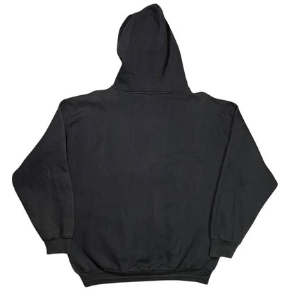 Vintage 90s Borders Books and music store paisley henley hoodie (XL)