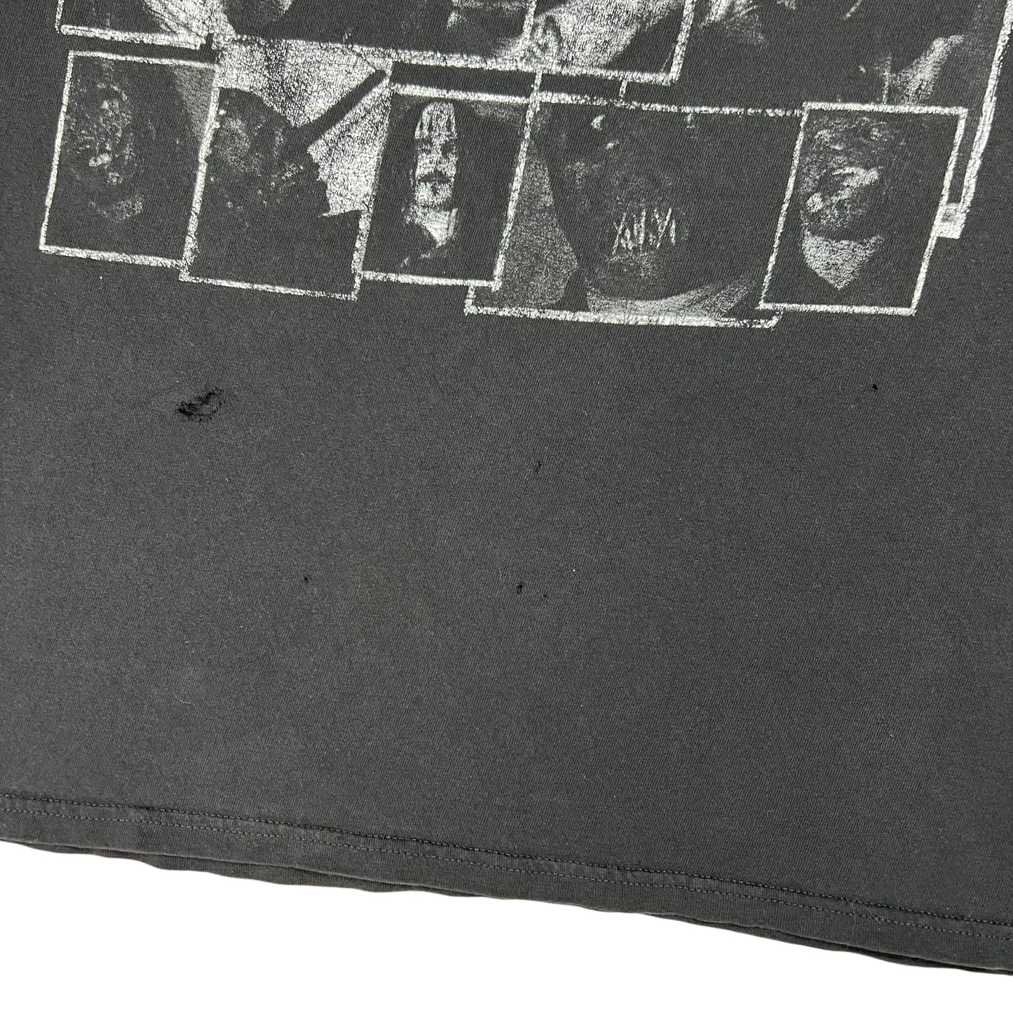 Vintage Y2K Slipknot band members faded band tee (L)