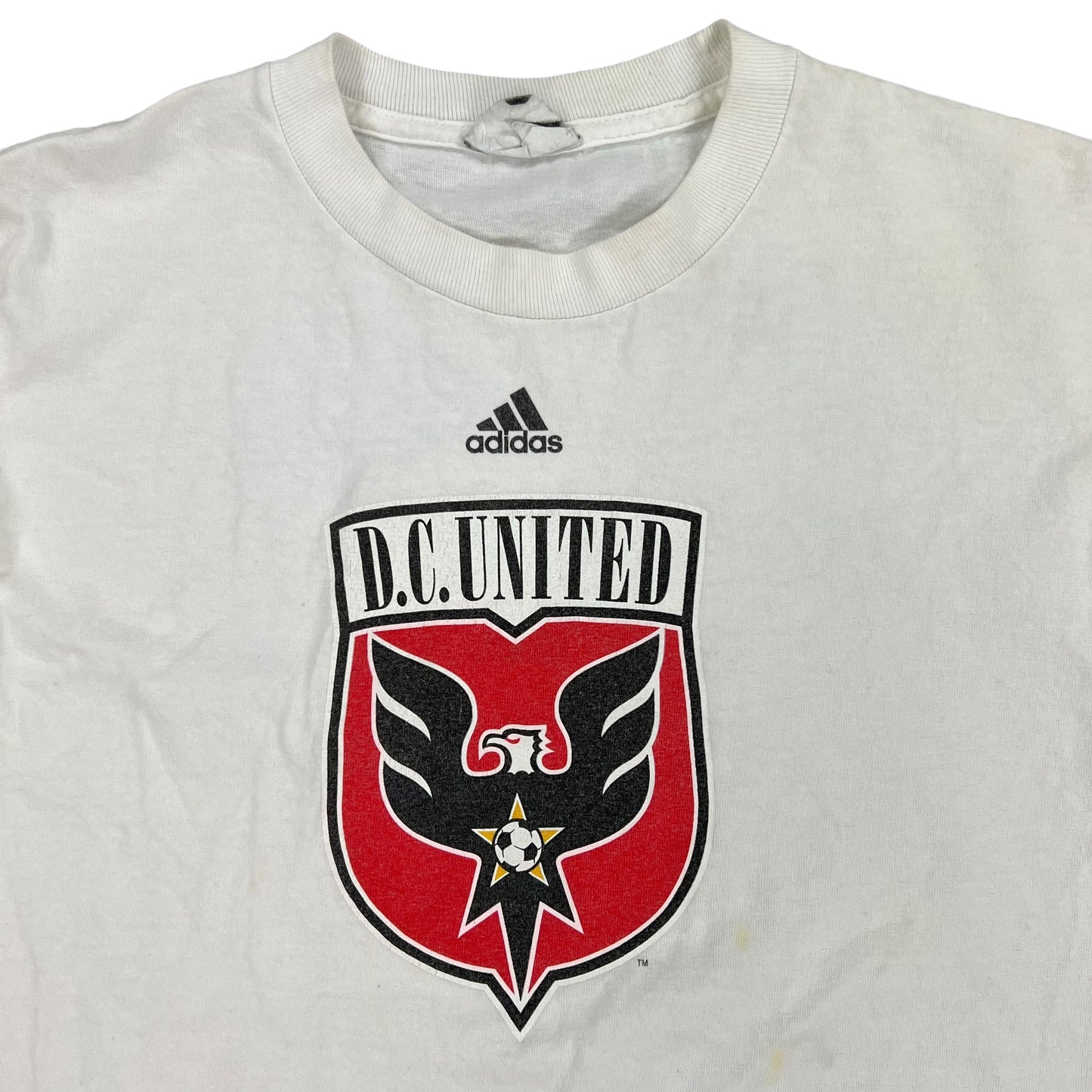 Vintage Y2K Adidas D.C. United soccer long sleeve shirt (M)