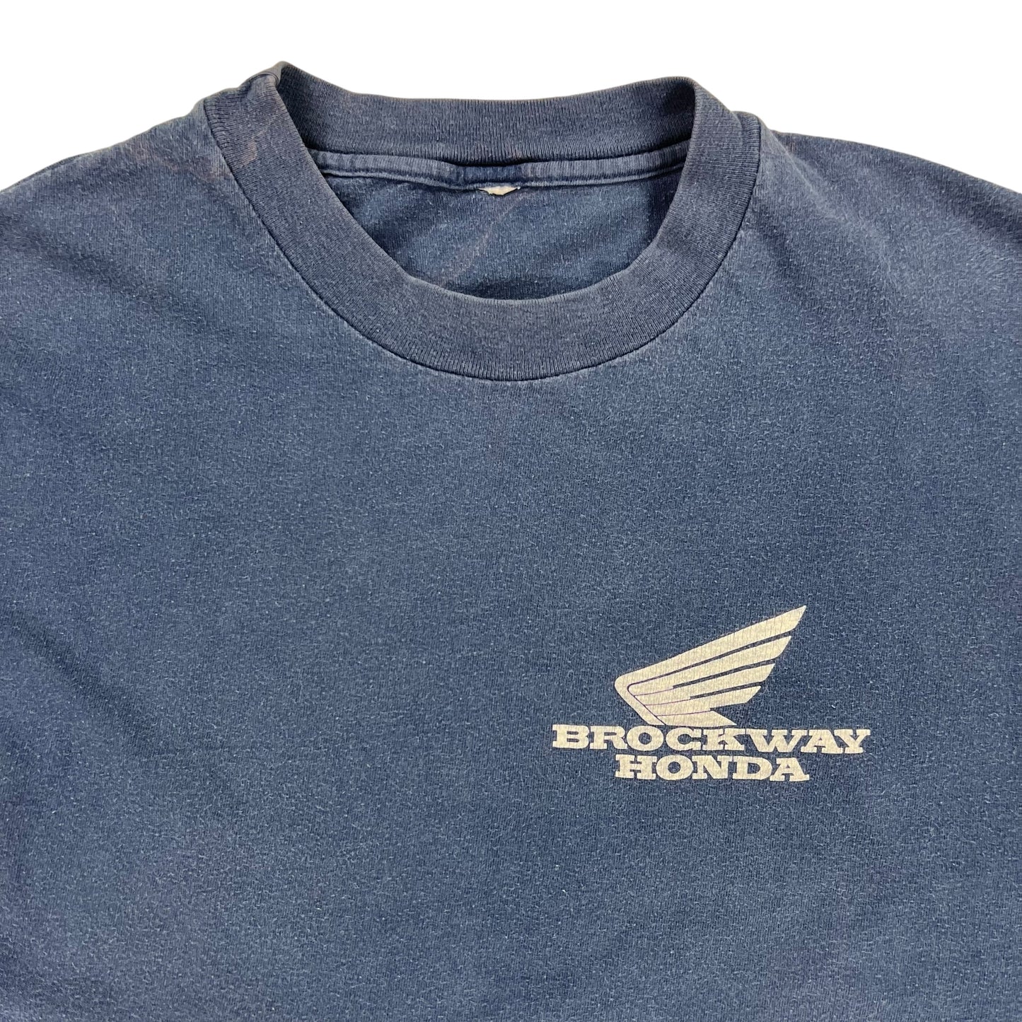 Vintage 90s Honda Brockway faded car tee (L)