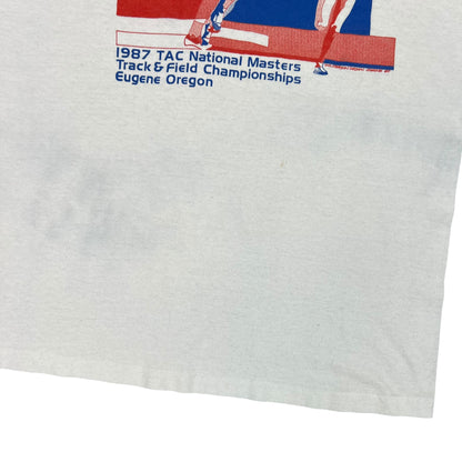 Vintage 1987 Nike Track & Field Eugene Oregons tee (M)