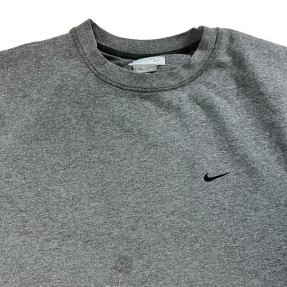 Vintage Y2K Nike mini swoosh grey crewneck (XL)