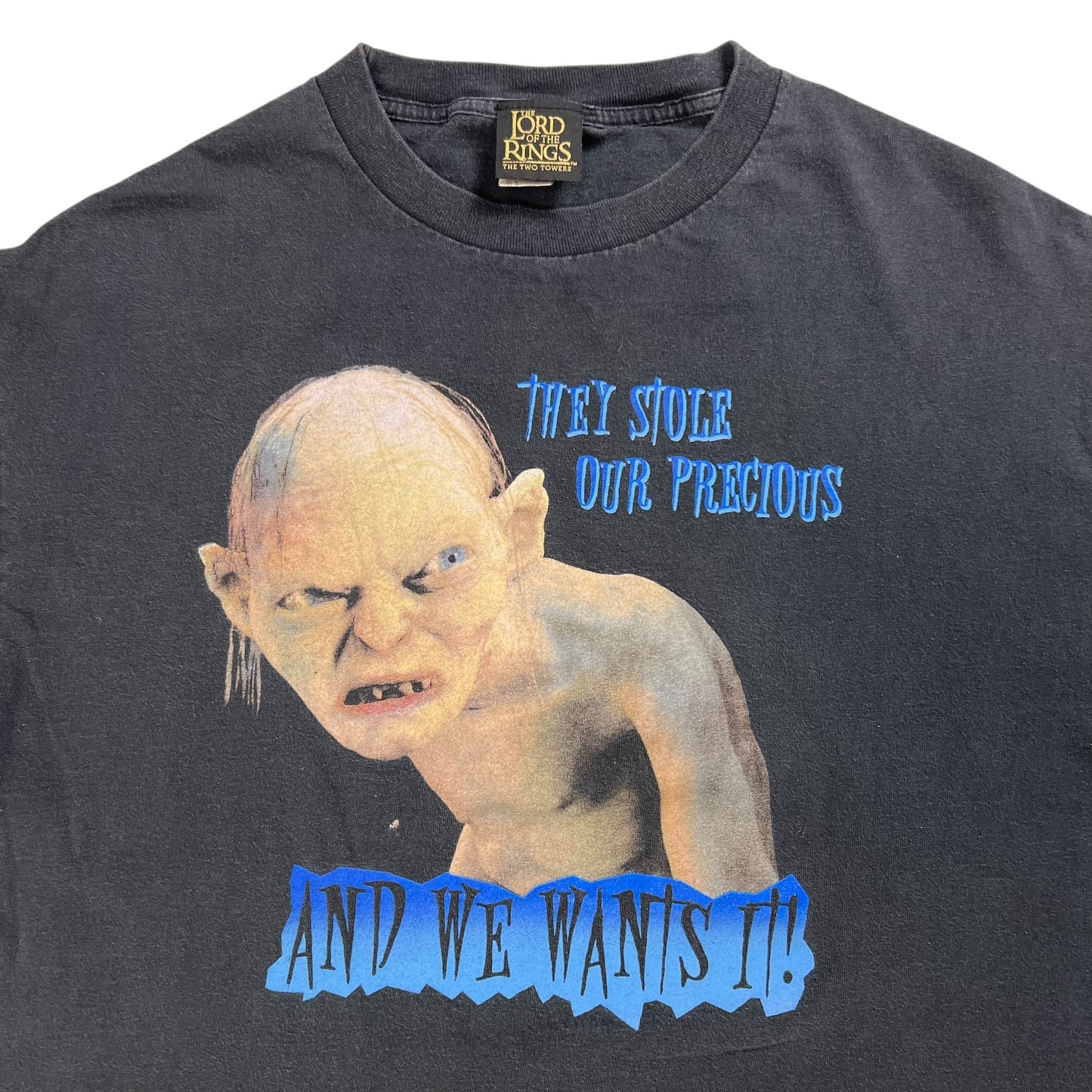 Vintage 2003 The Lord Of The Rings Gollum Precious tee (L)