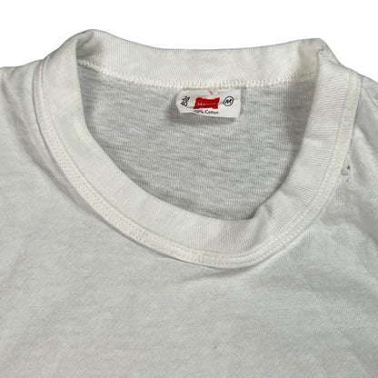 Vintage 1950s Hanes blank white tee (M)