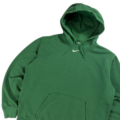 Y2K Nike center swoosh green hoodie (L)