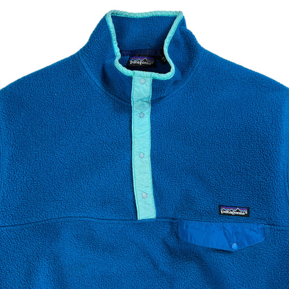 Vintage 1991 Patagonia Synchilla Snap T blue fleece (L)