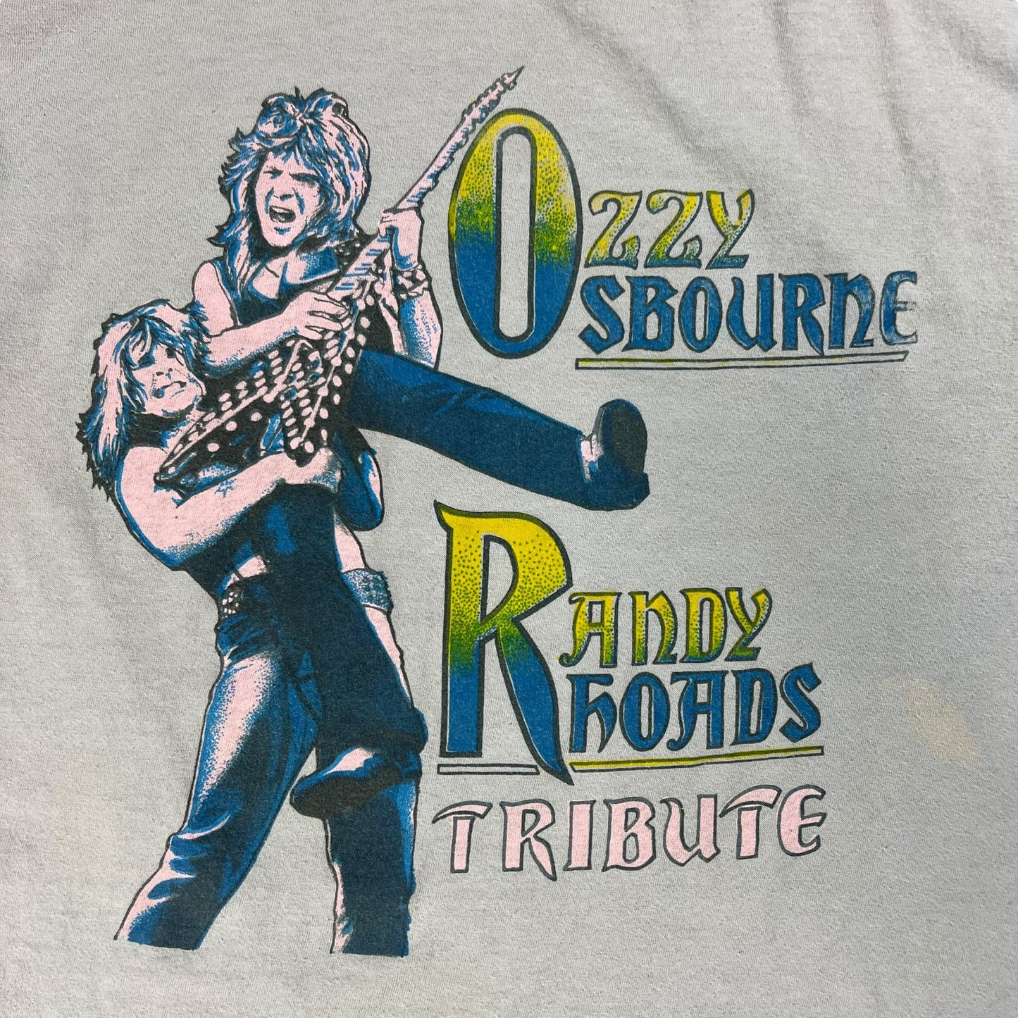 Vintage 1982 Ozzy Osbourne Randy Rhodes memorial tee (M)