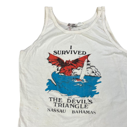 Vintage 90s I survived the Devil’s Triangle tank top (S)