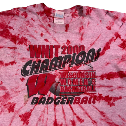 Vintage 2000 Wisconsin Badgers women’s basketball champs tie dye tee (XL)