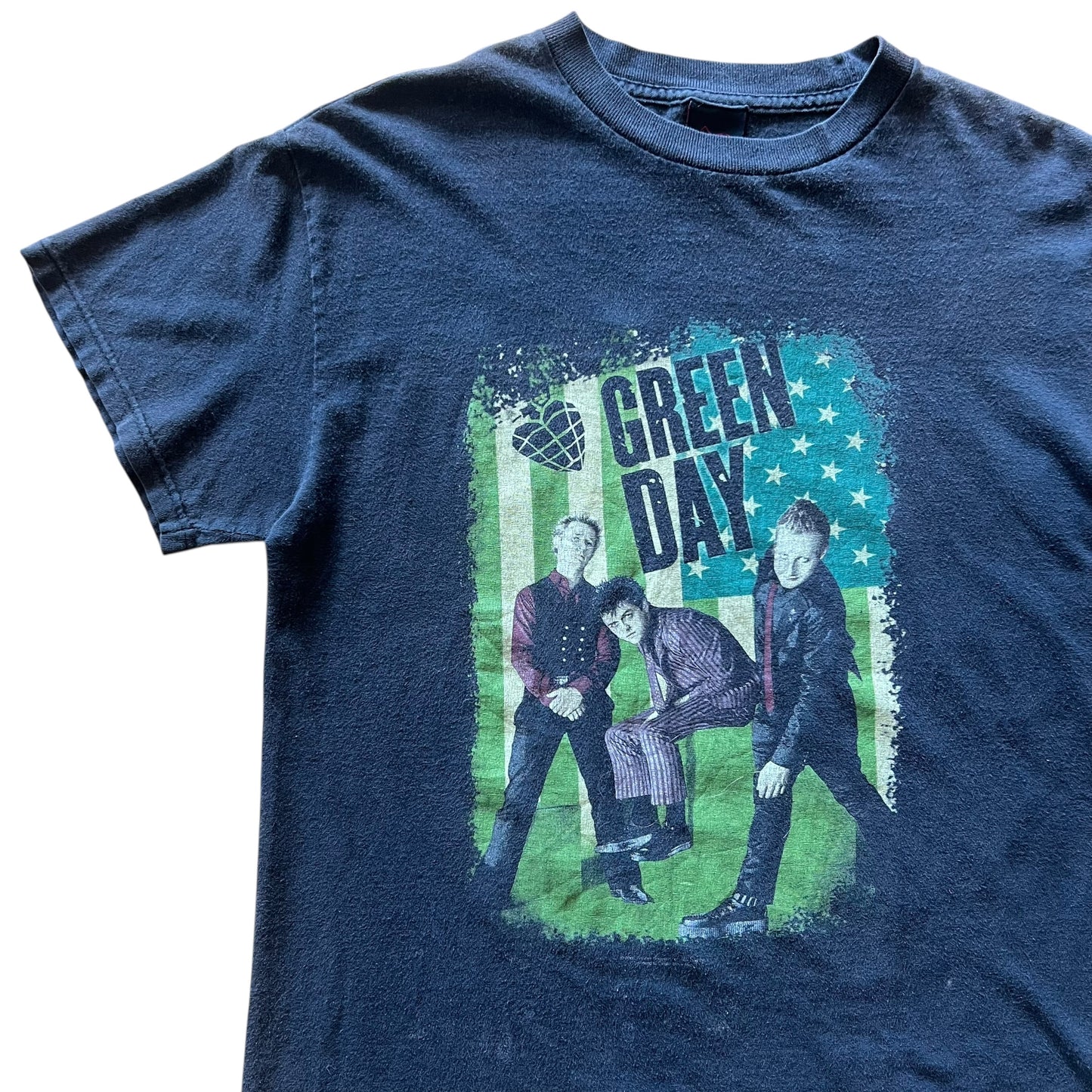 Vintage 2005 Cinderblock Green Day American Idiot band tee (M)