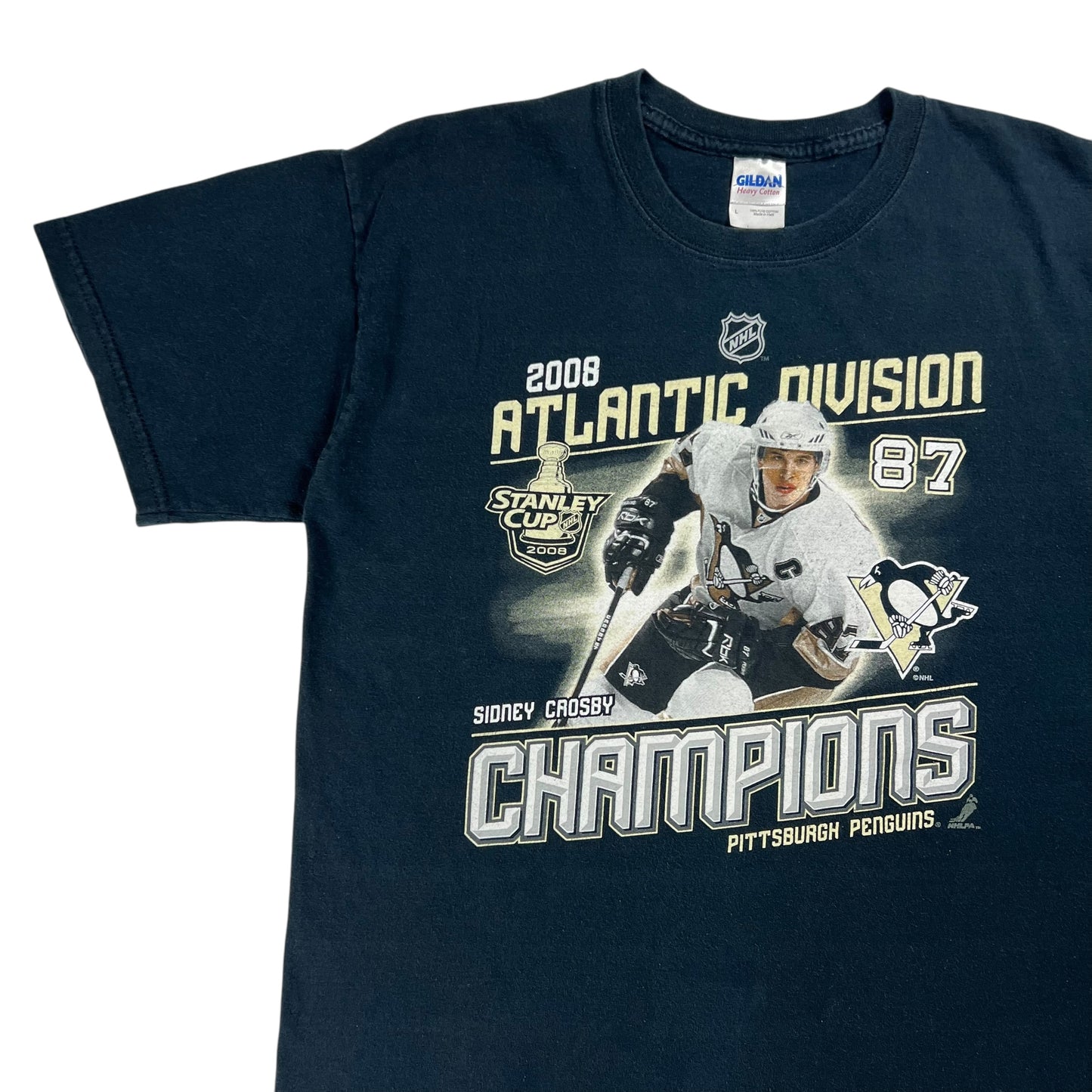 2008 Pittsburgh Penguins Sidney Crosby NHL tee (L)