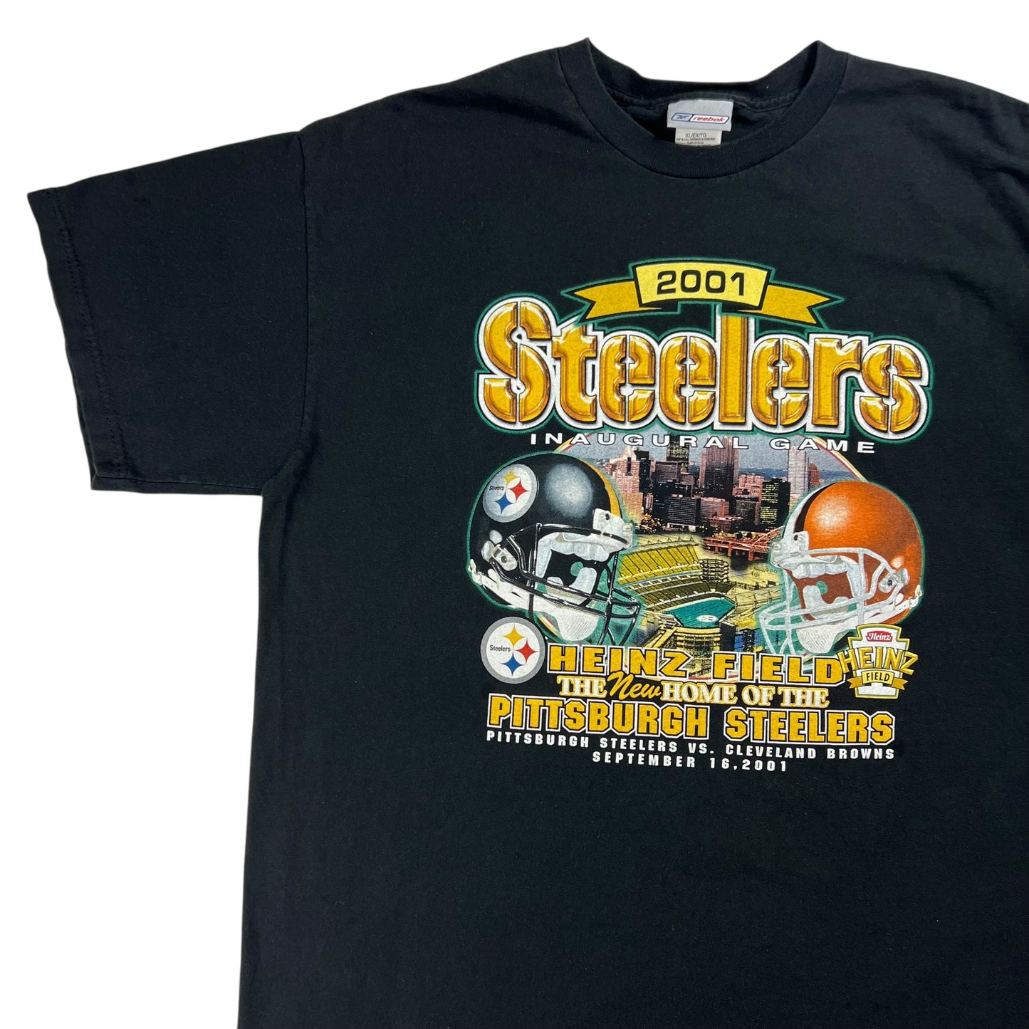 Vintage 2001 Pittsburgh Steelers Cleveland Browns Heinz Field tee (XL)