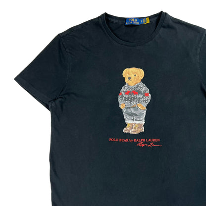 Y2K Polo Ralph Lauren Polo Bear black tee (L)