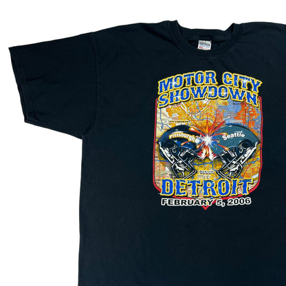 Vintage 2006 Pittsburgh Steelers Super Bowl XL Motor City tee (XXL)