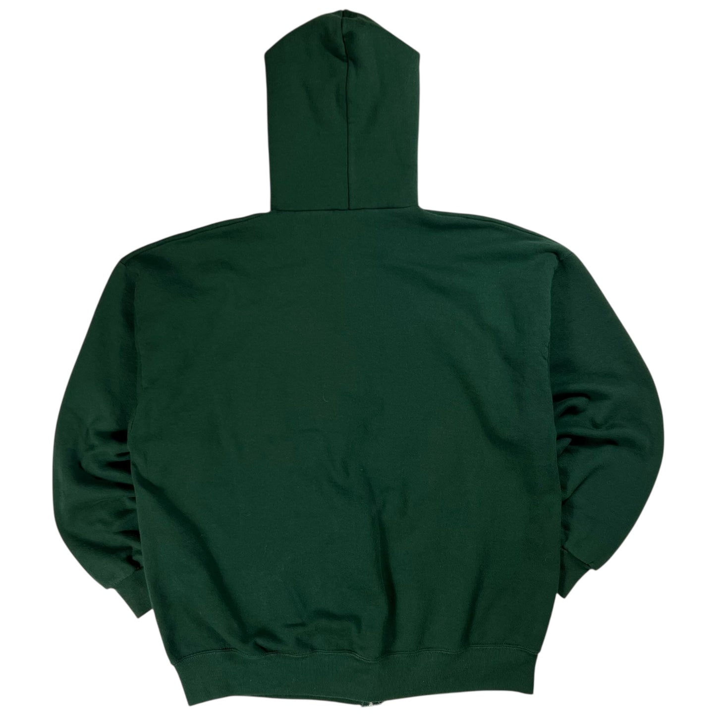 Vintage 90s Jerzees green full zip up hoodie (XL)