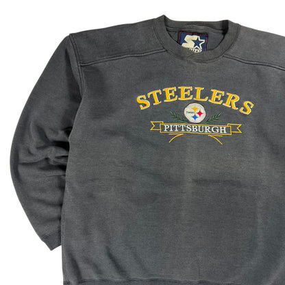 Vintage 90s Starter Pittsburgh Steelers faded crewneck (L)
