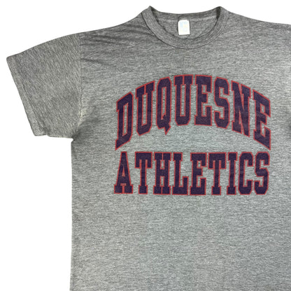 Vintage 90s Russell Athletic Duquesne University Athletics faded tee (L)