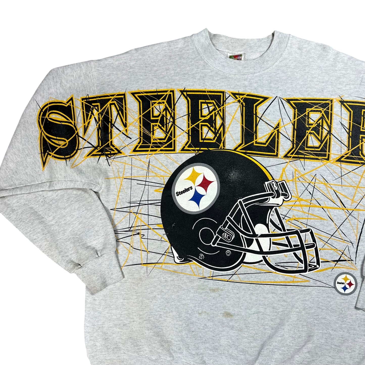Vintage 90s Pittsburgh Steelers spell out crewneck (XL)