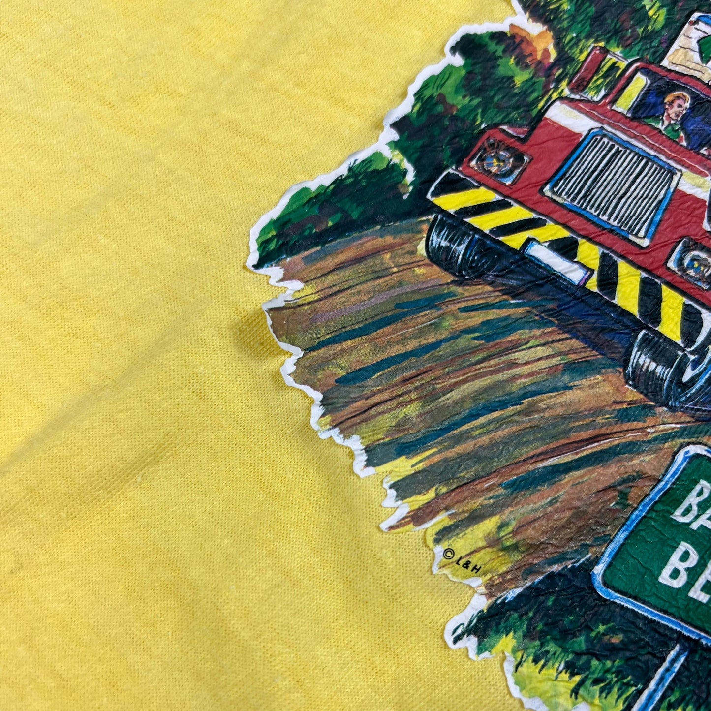 Vintage 1970s CONVOY reefer movie promo tee (M)