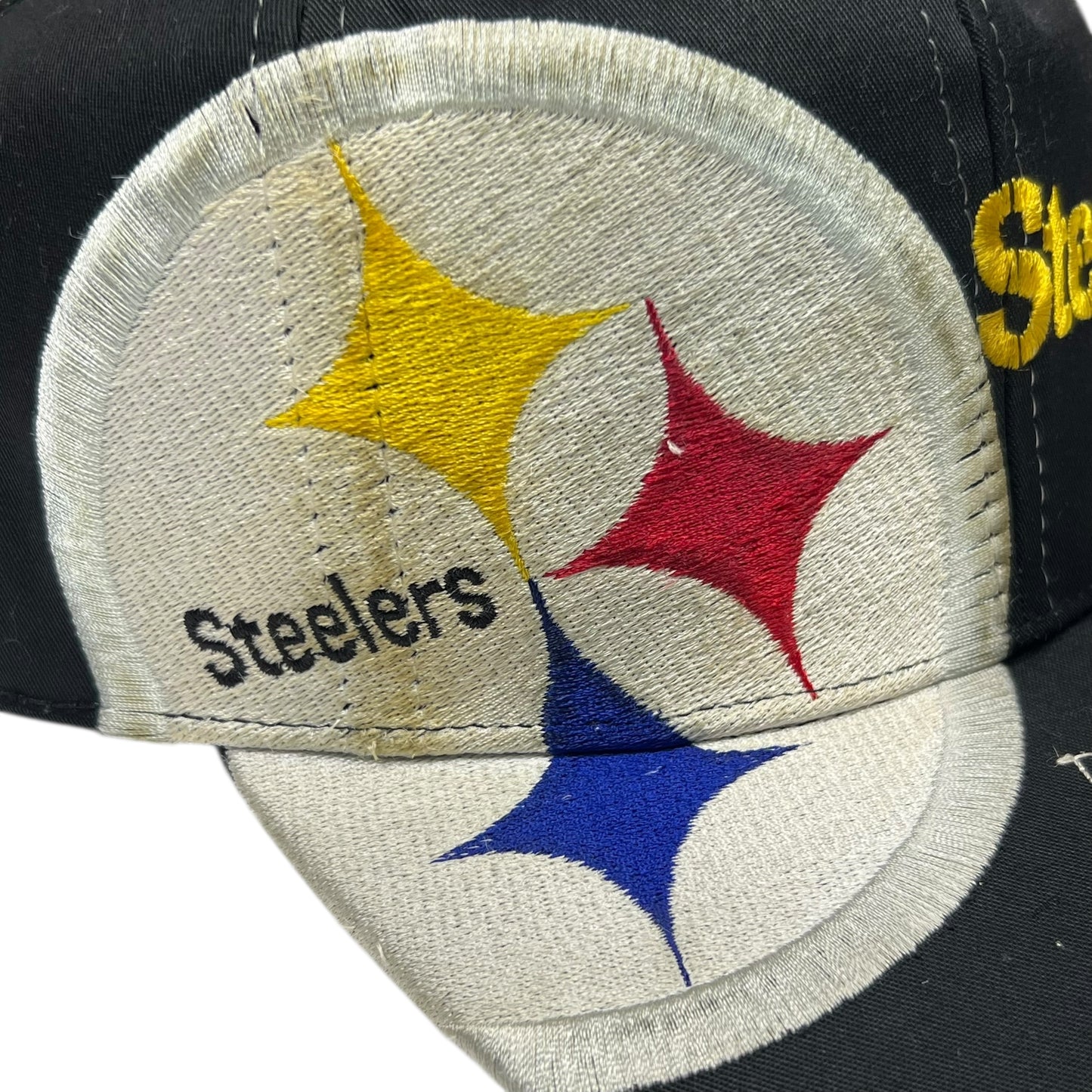 Vintage 90s Pittsburgh Steelers Big Logo Eastport SnapBack