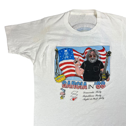 Vintage 1988 Grateful Dead Jerry Garcia for President band lot tee (L)