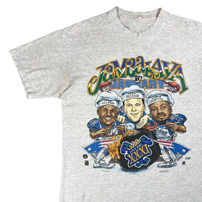 Vintage 1997 Shirt Xplosion New England Patriots caricature Jambalaya tee (L)