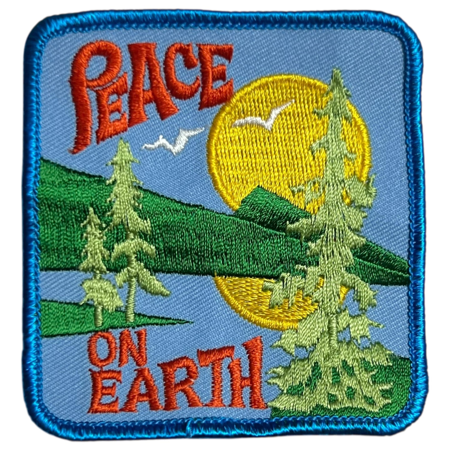 Vintage 90s PEACE ON EARTH patch